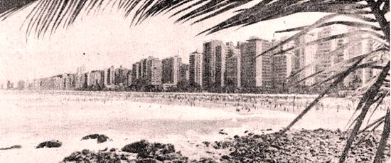A ocupao de Guaruj no obedeceu a qualquer planejamento, o que trouxe graves problemas posteriormente (Foto: 'A Tribuna', 24/4/1983)
