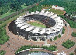 Munhak Stadium, em Incheon, Coréia
