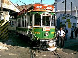 Bonde 258 preparado para as comemora��es dos 20 anos da linha