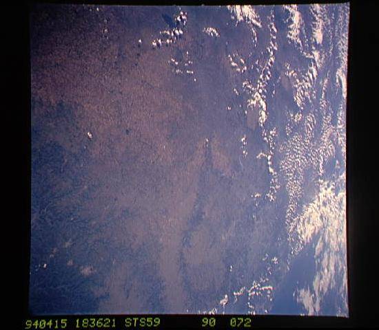 Imagem distribu�da por Earthrise