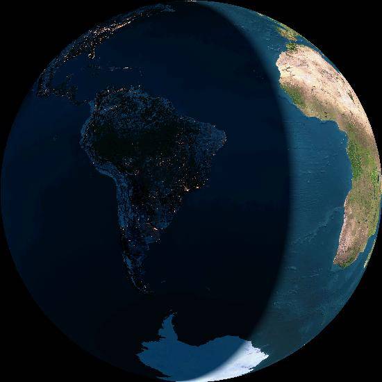 Imagem distribu�da por Living Earth