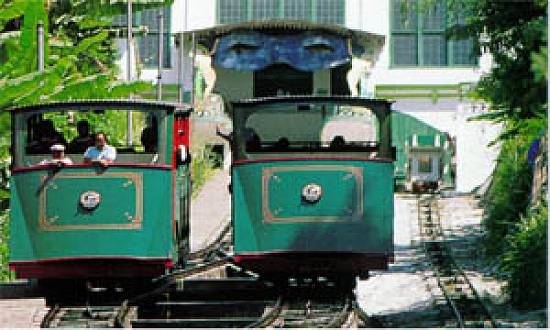 O sistema funicular do Monte Serrat (foto: Secom/Prefeitura Municipal de Santos)