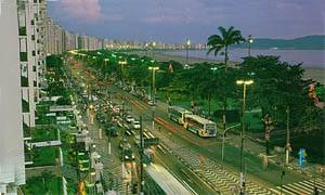 Jardins das praias santistas (Foto: Decom/PMS)