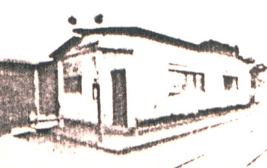 Estação Estuário da Mairinque-Santos, junto ao porto santista (foto: Relatório da Fepasa, 1986)