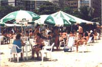 A barraca de praia da AMS foi inaugurada em 1945