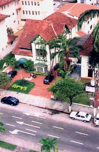 Sede da AMS na Av. Ana Costa, em Santos