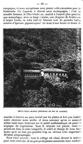 Imagem � foto do Hotel-Vila Moreau, nas cercanias do Rio de Janeiro