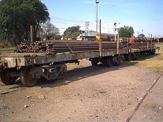 Chegada dos trilhos a C�rdoba. Foto cedida por Lucio Pe�aloza, de C�rdoba