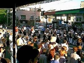 Desfile da banda de m�sica do col�gio Ward