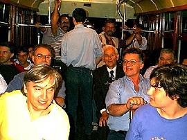 Passeio no quarto bonde 