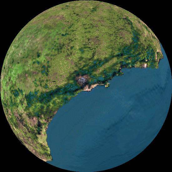 Imagem distribu�da por Living Earth