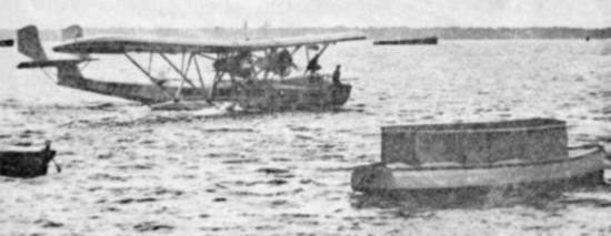 Hidroavi�o Commodore, tamb�m usado pela Panair