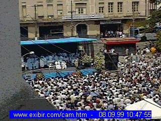 Celebra��o lit�rgica na Pra�a Jos� Bonif�cio