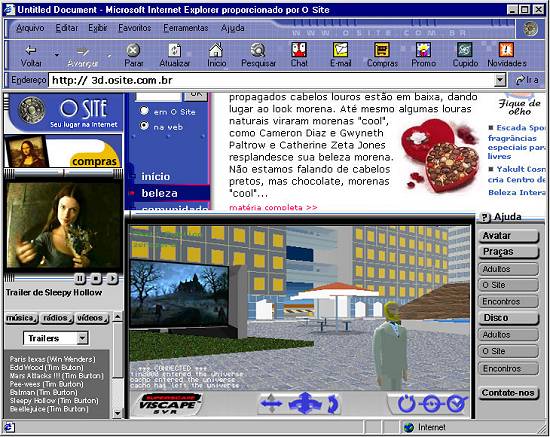 Comunidade 3D foi lan�ada em fevereiro. Clique na imagem para mais detalhes.