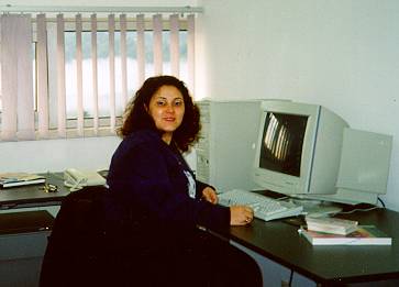 A Universidade de Coimbra colocou � disposi��o da professora Rosana um gabinete de pesquisas, durante sua estada em Portugal