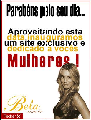 Sauda��o, na forma como foi apresentada em 8/3/2000 pelo site, no dia de sua inaugura��o