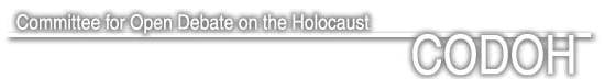 Codoh debate o holocausto pela �tica neonazista