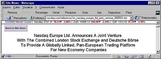 O informe da Nasdaq