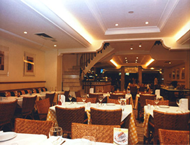 Ambiente do restaurante da Rua Oscar Freire, na capital paulista