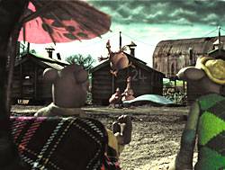 Imagem de comercial para televis�o tratada pelo produto