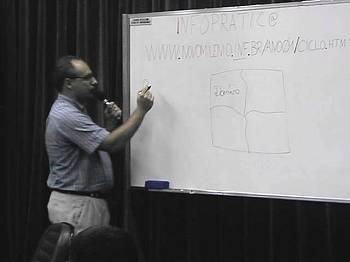 Paulo Mau�, explicando os dom�nios na Internet