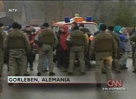 Imagem: notici�rio em espanhol da rede CNN em 29/3/2001