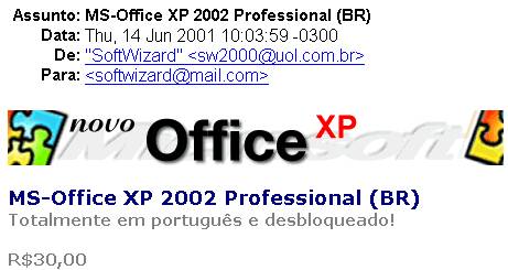 V� l�... e seja cadastrado na lista de compradores de produtos piratas...