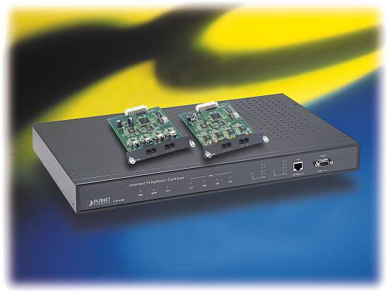 Internet Telephony Gateway para VoiP (VIP-000), da Planet