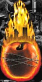 No detalhe da capa, as torres do World Trade Center