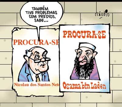 Charge do cartunista Cl�udio, enviada via correio eletr�nico em 6/11/2001 pelo internauta S�rgio Struffaldi