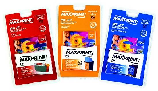 Nova linha de cartuchos da MaxPrint
