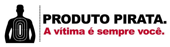 Selo oficial da campanha conjunta anti-pirataria
