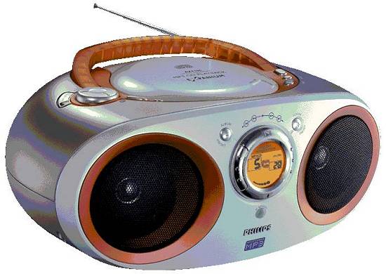 AZ1155 � o primeiro r�dio port�til com MP3-CD