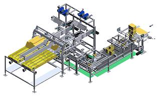 Projeto de m�quina embaladora, para a Pearson Packaging, de Spokane (Washington/EUA)