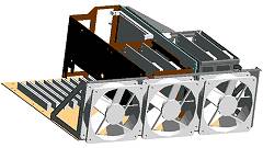 Modelo tridimensional de equipamento de inform�tica produzido para a GNP Computers