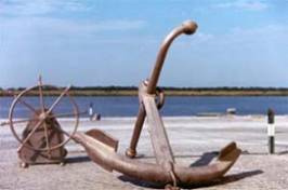 Ponto tur�stico em Pelotas: porto, reconstru�do em 1933, com 440 m de cais