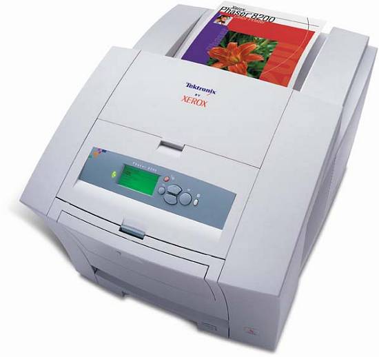 Xerox Phaser 8200 usa a exclusiva tecnologia de cera s�lida