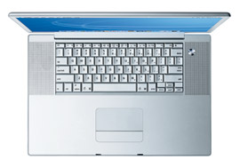 PowerBook G4 com tela de 17 polegadas