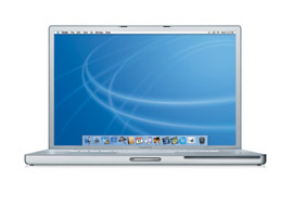 PowerBook G4 com tela de 17 polegadas