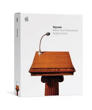Caixa do Keynote, da Apple
