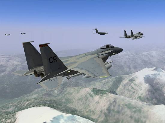 Novo Milênio: JOGOS - Simulação tem modernos aviões de caça a jato