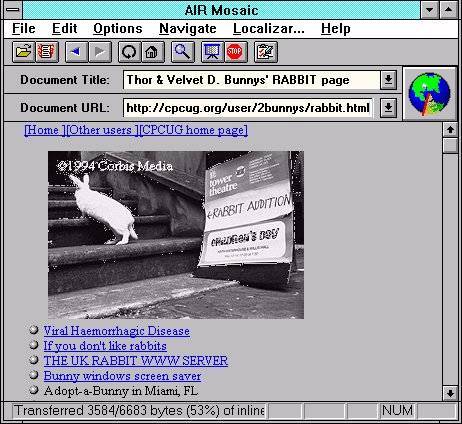 Coelho sobe at� escada para assistir a uma palestra...