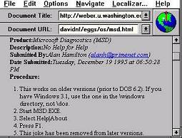Existem muitos endere�os sobre Easter Eggs na Internet