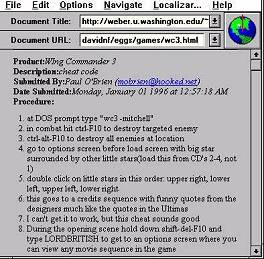 Existem muitos endere�os sobre Easter Eggs na Internet
