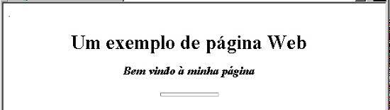 Trecho da p�gina HTML, conforme as instru��es acima
