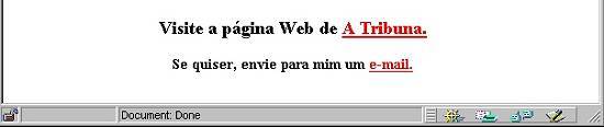 O rodap� da p�gina HTML, conforme as instru��es acima