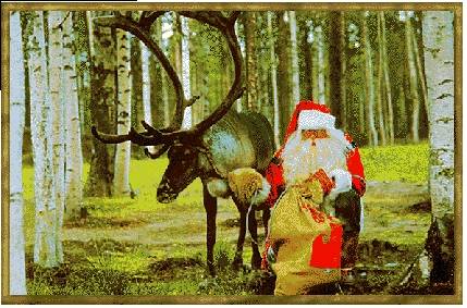 Imagem do Santa's Photo Album, no site finland�s Santa Claus Office