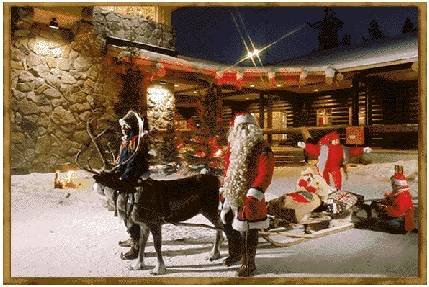 Imagem do Santa's Photo Album, no site finlands Santa Claus Office