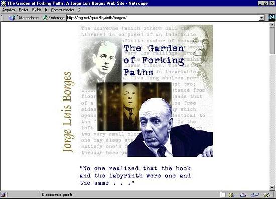 Site franc�s sobre o famoso escritor