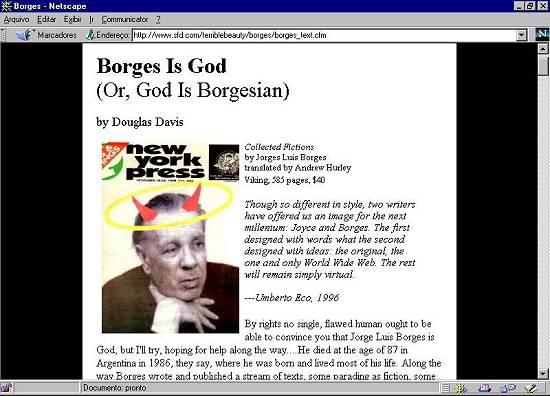 Borges � Deus? Ou Deus � borgiano?